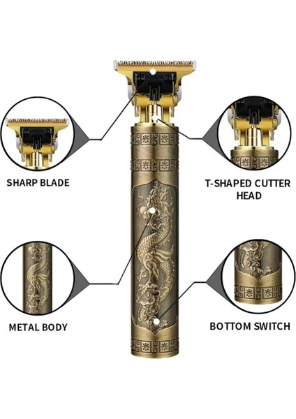 No.4 Stili T9 Saç Kesme Makinesi USB Kesme Makinesi Kuaför Profesyonel Berber USB Şarj Edilebilir Elektrikli Sakal Tıraş Makinesi (Yurt Dışından) fiyatları