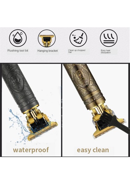 No.4 Stili T9 Saç Kesme Makinesi USB Kesme Makinesi Kuaför Profesyonel Berber USB Şarj Edilebilir Elektrikli Sakal Tıraş Makinesi (Yurt Dışından) modelleri