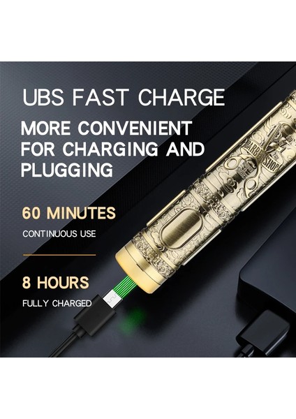 Gümüş Tarzı 2023 Yeni Sıcak Satış Retro T9 Saç Kesme Makinesi Erkekler Elektrikli Tıraş Makinesi USB Şarj Edilebilir Saç Kesme Makinesi Sakal Kesme Makinesi Saç Kesme Makinesi (Yurt Dışından)