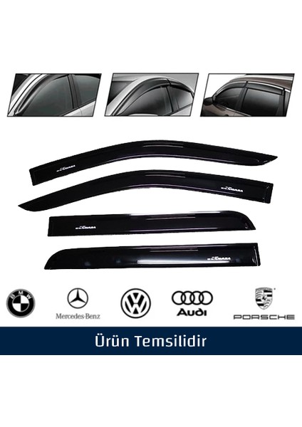 Volkswagen Golf 6 Cam Rüzğarlığı 4lü NIKEN-002VW010201