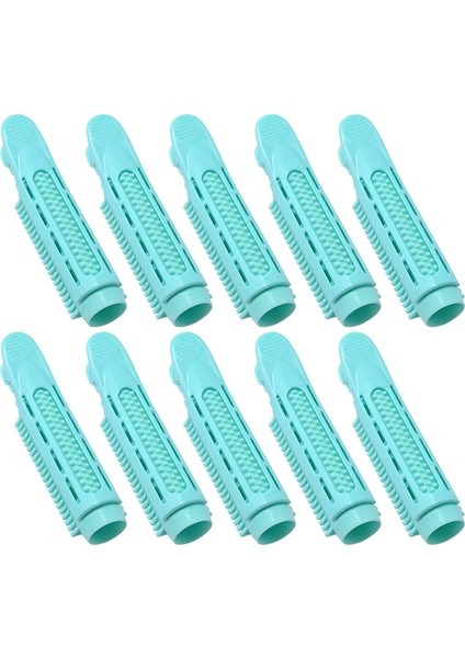 Mavi-10 Adet Tarzı 18 Adet Hacim Veren Saç Kök Klipsi Doğal Kabarık Saç Tokası Saç Kökü Bigudi Rulo Kendinden Kavrama Kök Hacmi Saç Bigudi Klipsi (Yurt Dışından)