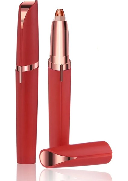 Kırmızı Stil USB Elektrikli Kaş Düzeltici Kadın Tüy Dökücü Makyaj Ağrısız Göz Kaş Epilatör Maver Jilet Taşınabilir Yüz Saç Çıkarıcı (Yurt Dışından)