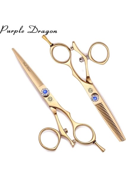 9019 Bai C-5.5n Stili Döner Başparmak Saç Veya Mor Ejderha 5.5 "japon Saç Kesme Veya Set Tg Kesme # Altın Kuaför Veya (Yurt Dışından)