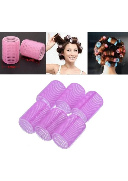 3 cm Tarzı Et Big Self Grip Saç Silindirleri Herhangi Bir Boyutta Yapışkan Dıy Saç Maşaları Rastgele Renk DIN889 (Yurt Dışından) fiyatları