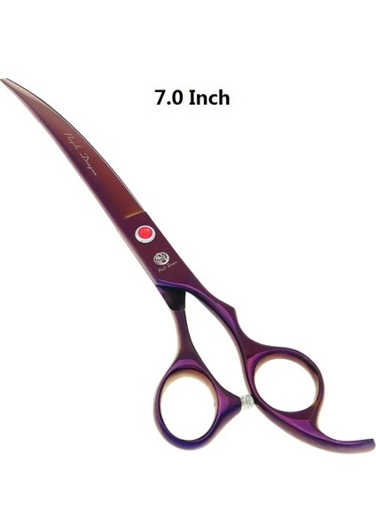 B0020B-07-70 Stili 7.0 Inç Büyük Saç Kesme Veya Kuaförler Için Jurple Dragan Profesyonel Saç Makası Pet Bakım Tesoura B0026B (Yurt Dışından)