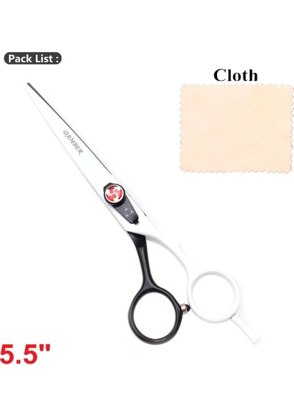 1018 Bai Ping 5.5 Stili Profesyonel Kuaförlük Veya Saç Kesme Veya Berber Veya Tg Saç Kesimi Makas Makas Seti 1018# (Yurt Dışından)