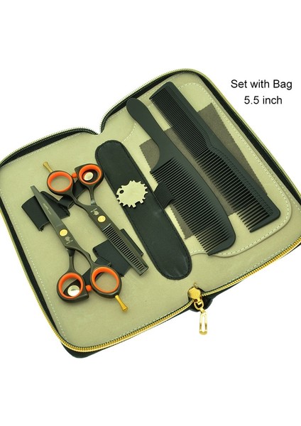 A0008C-01-55 Stili 5.5 "profesyonel Saç Veya Saç Kesme Veya Berberler Için Saç Tg Makası J Kuaförlük Malzemeleri Dıy Araçları A0004C (Yurt Dışından)