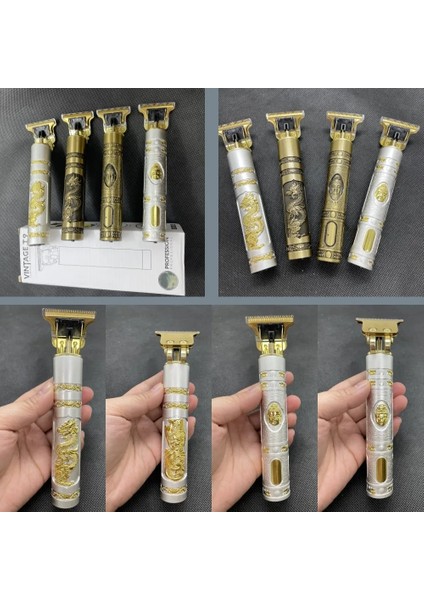 Kutu Stili Yakın Kesim Dijital Kuaför Elektrikli Saç Kesme Makinesi Profesyonel Berber Erkekler Saç Düzeltici Şarj Edilebilir 0mm T-Bıçak Makinesi (Yurt Dışından) fırsatları