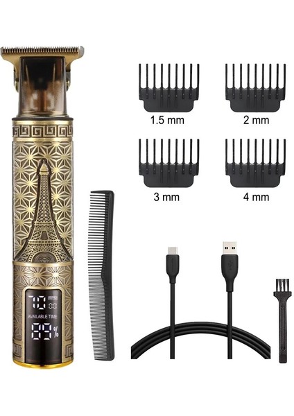 No.12 Tarzı Zqzq Saç Düzeltici Erkekler Için Saç Kesme Makinesi, Saç Kesici Clipper Electr Saç Düzeltici Machin Şarj Edilebilir Kuaför Saç Kesme Makinesi (Yurt Dışından)