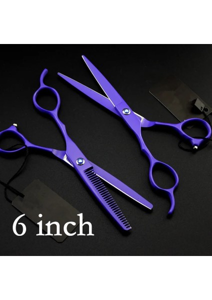 Derin Mavi Tarzı Profesyonel Sol El Japa Menekşe Kesim Saç Ors Set Kesme Berber Tg Makası Kuaförlük Ors (Yurt Dışından)