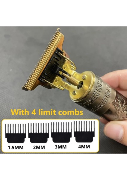 Altın Tarzı Yeni T9 USB Elektrikli Saç Kesme Makineleri Şarj Edilebilir Tıraş Makinesi Sakal Düzeltici Profesyonel Erkek Saç Kesme Makinesi Sakal Berber Saç Kesim (Yurt Dışından) modelleri