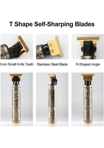 Ejderha Stili T9 USB Elektrikli Saç Kesme Makinesi Şarj Edilebilir Yeni Saç Kesme Makinesi Adam Tıraş Makinesi Giyotin Erkekler Için Berber Profesyonel Sakal Düzeltici (Yurt Dışından) fiyatları