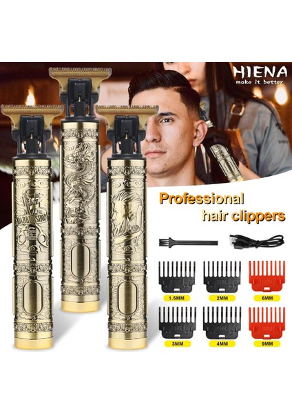 Ejderha Stili T9 USB Elektrikli Saç Kesme Makinesi Şarj Edilebilir Yeni Saç Kesme Makinesi Adam Tıraş Makinesi Giyotin Erkekler Için Berber Profesyonel Sakal Düzeltici (Yurt Dışından) indirimleri