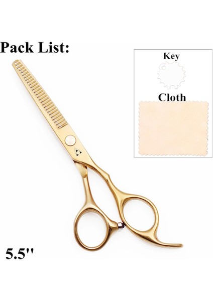 888 Jin Ya 5.5 Stili '' Saç Kesimi Makası Profesyonel Kuaförlük Veya Tg Berber Veya Saç Kesme Veya Japan Steel 888# (Yurt Dışından)