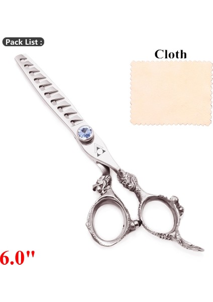 9107 Yin Ya 6.0 Stili Saç Ors Profesyonel Kuaförlük Berber Veya Kesme Tg Pet Makası Köpek Bakımı Ors Set 9107# (Yurt Dışından)