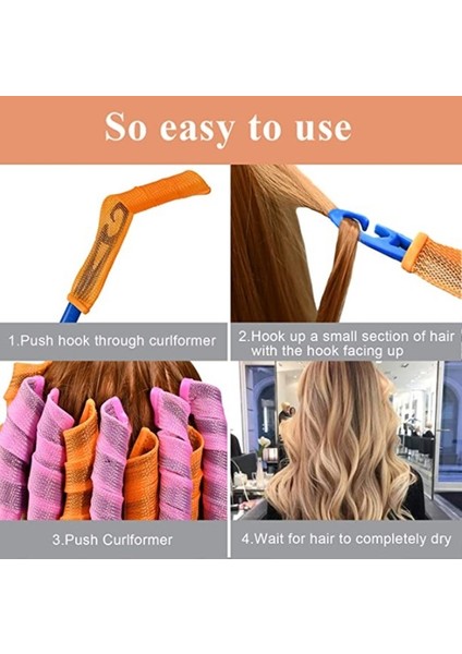 30CM24PC Tarzı (Cm)Sihirli Leverag Saç Bigudi Isısız Bukleler Dalga Saç Silindirleri Saçlar Için Kıvırcık Saç Ürünleri Bukle Modelleyici (Yurt Dışından) fiyatları