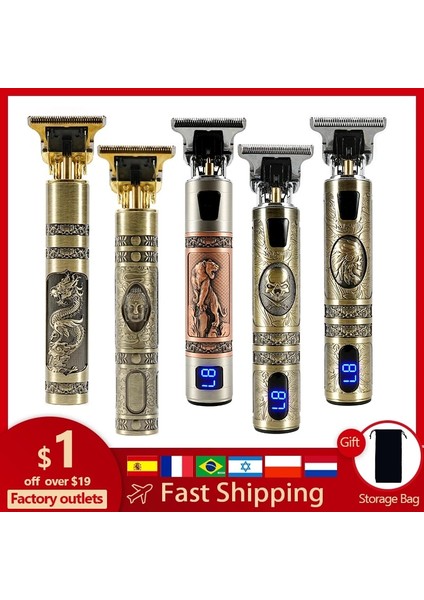 Hint Kutusu Stili 2023 Elektrikli Saç Kesme Makinesi Saç Düzeltici Erkekler Için Şarj Edilebilir Elektrikli Tıraş Makinesi Sakal Berber Saç Kesme Makinesi Erkekler Için Saç Kesim (Yurt Dışından) fırsatları