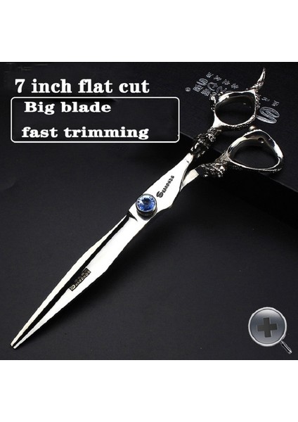 Kırmızı Stil Sharonds 7 Inç Kuaförlük Veya Büyük Kesim ve Ince ve Ince Kesim Kaymaz, Aşınmaya Dayanıklı ve Paslanmayan Özel Logo Saç Kesimleri (Yurt Dışından)