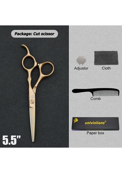 5506-CUT Stili Goldeors Univinlions Saç Ors Japon Kuaförü Ors Berber Malzemeleri Kuaför Saç Kesimi Makasları (Yurt Dışından)