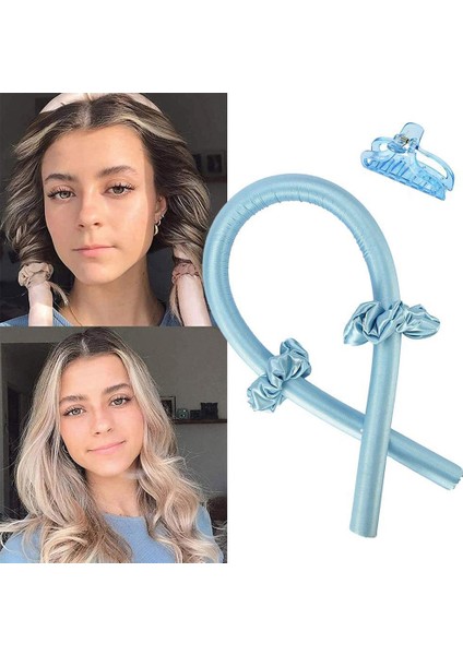 Fildişi Tarzı Slik Saten Isısız Saç Bigudi Kafa Kadınlar Için Saç Sarma Kıvırma Şerit Kız Scrunchies Şapkalar Saç Aksesuarları (Yurt Dışından) fiyatları