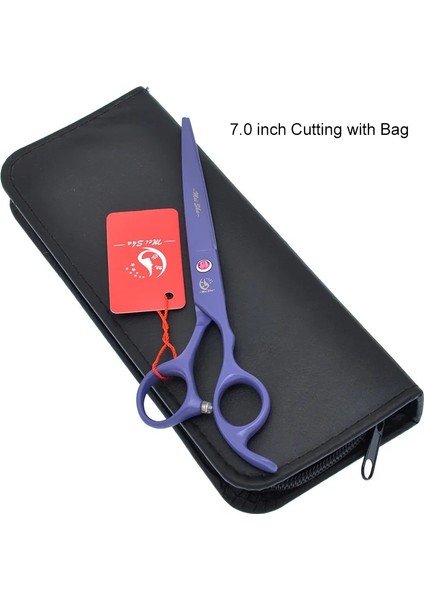 A0138A-04-70 Stili Meisha 7.0 "siyah Profesyonel Büyük Kuaförlük Kesme Ors 6.5" Berber Dükkanı Tg Kırpma Makası Salon Saç Aracı A0136A (Yurt Dışından)