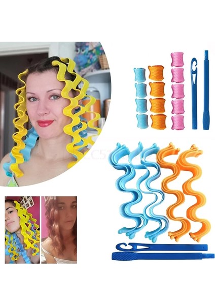 TYHB2063-A5 Stili Et Magic Hair Curlers Saç Modeli Rulo Çubukları Curling Saç Şekillendirme Araçları 30CM (Yurt Dışından) fırsatları