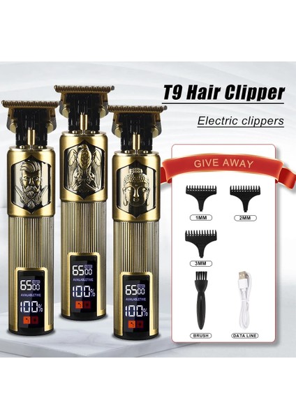 Adam Tarzı Yeni LCD USB Elektrikli Saç Kesme Makineleri Şarj Edilebilir Tıraş Makinesi Sakal Düzeltici Profesyonel Erkek Saç Kesme Makinesi Sakal Berber Saç Kesim (Yurt Dışından) fiyatları