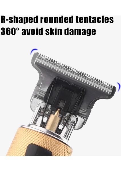 Siyah Stil Tüm Metal Vintage T9 Makinesi Kadın Saç Kesme Makinesi Kuaför Profesyonel Saç Kesimi Makinesi 0 mm Burun ve Kulak Düzeltici F Man (Yurt Dışından) modelleri