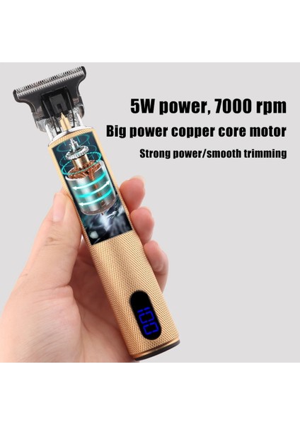 Siyah Stil Tüm Metal Vintage T9 Makinesi Kadın Saç Kesme Makinesi Kuaför Profesyonel Saç Kesimi Makinesi 0 mm Burun ve Kulak Düzeltici F Man (Yurt Dışından) fırsatları