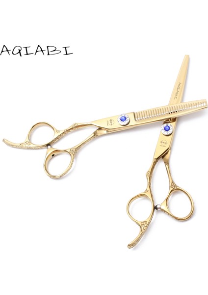 A8001 Zi D 60YY Stili A Left Hand Japa Insan Saçı Veya Kuaförlük Profesyonel Berber Salonlarıev Kesme Makası Tg Ors (Yurt Dışından)