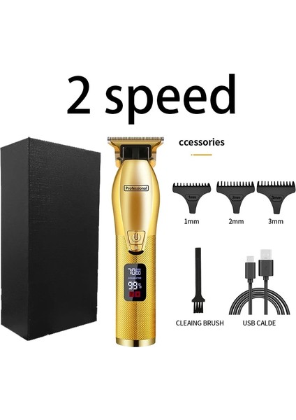 Gri Tarzı T9 Elektrikli Saç Kesme Makinesi Saç Kesme Makinesi Profesyonel Erkek Tıraş Makinesi Kablosuz Şarj Edilebilir 0mm Berber Jileti Giyotin (Yurt Dışından)