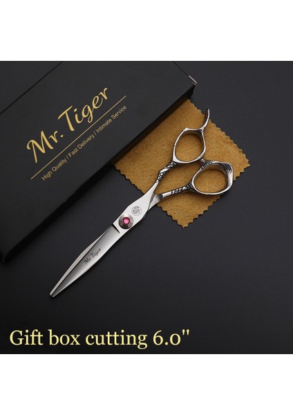 6 Kesme Kutusu-Gf Stili Keskin Bıçak Inç Kuaförlük Veya Profesyonel Saç Veya Set Saç Kesme Makası Berber Veya Kesim Jilet Makas (Yurt Dışından)