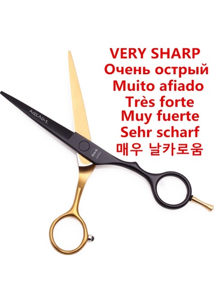 A9019 Yin C 6.0n Stili '' Saç Veya Profesyonel Berber Veya Japon Tg Makası Saç Kesme Kuaförlük A1029 (Yurt Dışından)