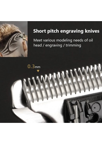 Gümüş Tarzı Km Profesyonel Saç Kesme Berber Saç Düzeltici Erkekler Için Retro Buda Akülü Kenar Elektrikli Saç Kesme Makinesi (Yurt Dışından) modelleri