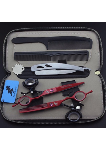 Mavi Stil 6.0 Inç Serbest Derece Dönen Kolu Kuaförlük Veya Saç Kesme Veya Set Berber Makası Yüksek Li Salon (Yurt Dışından) modelleri