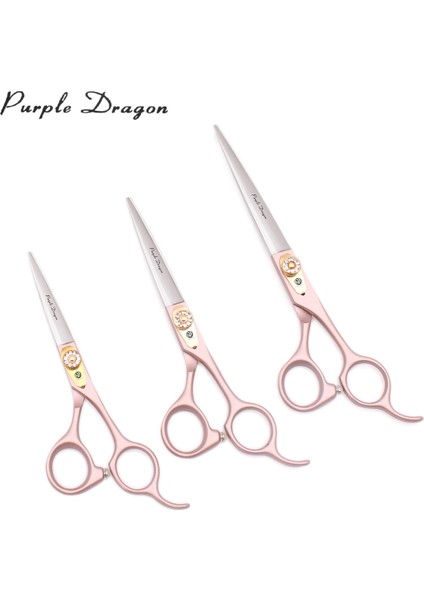 9105 Jin T-6n Stili Berber Profesyonel Veya Mor Ejderha Japonya Çelik Kesme Veya Kuaförlük Tg Makası Gül Altın 9105# (Yurt Dışından) modelleri