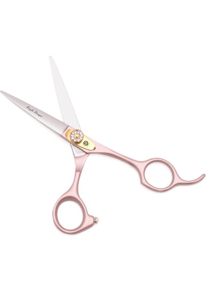 9105 Jin T-6n Stili Berber Profesyonel Veya Mor Ejderha Japonya Çelik Kesme Veya Kuaförlük Tg Makası Gül Altın 9105# (Yurt Dışından) fırsatları