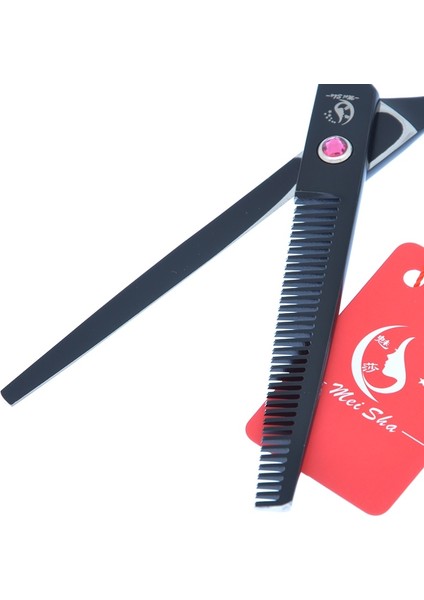 A0137A-02-70 Stili Meisha 7.0 "siyah Profesyonel Büyük Kuaförlük Kesme Ors 6.5" Berber Dükkanı Tg Kırpma Makası Salon Saç Aracı A0136A (Yurt Dışından)
