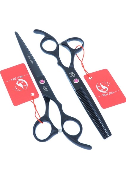 A0137A-02-70 Stili Meisha 7.0 "siyah Profesyonel Büyük Kuaförlük Kesme Ors 6.5" Berber Dükkanı Tg Kırpma Makası Salon Saç Aracı A0136A (Yurt Dışından)