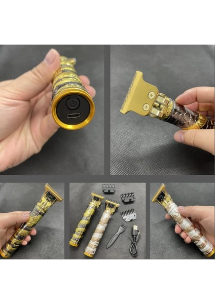 M Tarzı T9 Saç Kesme Makinesi Yeni Saç Düzeltici Erkekler Için LCD Dijital Saç Kesme Makinesi Tıraş Berber Elektrikli Tıraş Makinesi Saç Şekillendirici Aracı Biçme Makinesi (Yurt Dışından)