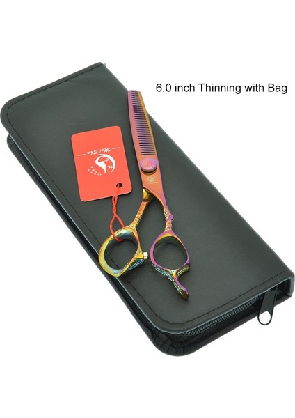 A0078A-06-60 Stili Yeni 6.0 Inç Meisha Ejderha Kolu Profesyonel Güvenlik Saç Kesme Veya Salon Veya Ev Dıy Kullanımı Için Tg Saç Kesme A0080A (Yurt Dışından)