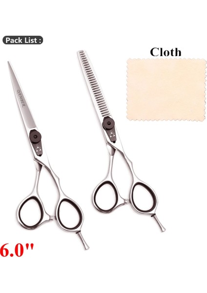 9015 Yin Dui 6.0 Stili Saç Tg Veya Saç Kesimi Profesyonel Kuaförlük Veya Japon Çelik Berber Veya Saç Kesimi Makas# (Yurt Dışından)