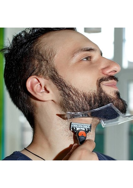 Şeffaf Stil Taraklı Sakal Şekillendirme Şekillendirme Aleti Erkek Şeffaf&siyah Sakal Şekillendirme Tarağı Jiletle Çalışır Elektrikli Düzelticiler Saç Kesme Makineleri (Yurt Dışından) modelleri