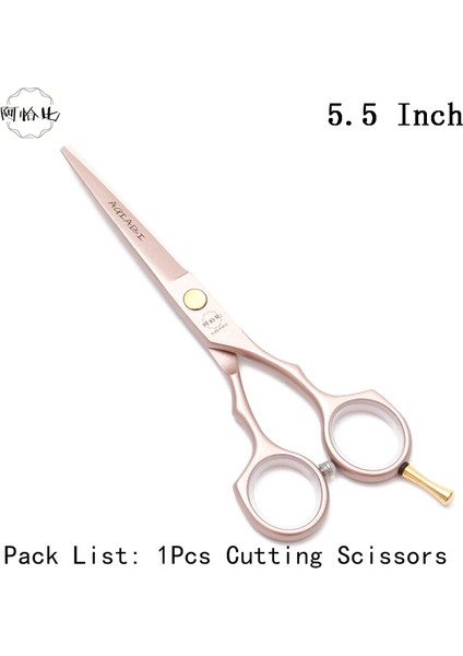 A1104 Jin C 55N Stili Profesyonel Kuaförlük Veya 5.5" Aqıabı Rose Gold Salon Kesme Veya Saç Tg Makası Berber Saç Veya A1104 (Yurt Dışından)