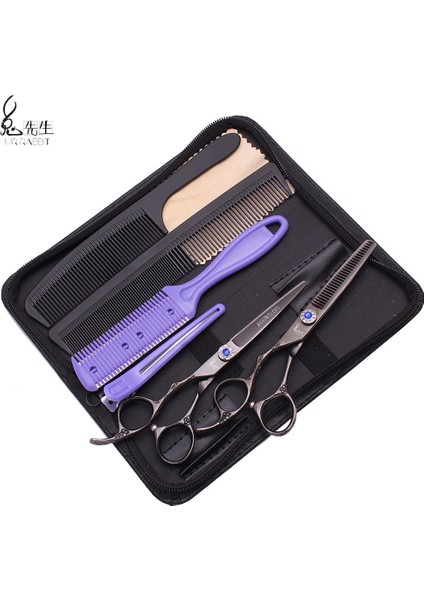 M8001 Hong Ka 5.5y Stili Sol El Veya Set Bay Tavşan Japon Tg Makası Saç Kesme Veya Ors Saç Profesyoneli (Yurt Dışından)
