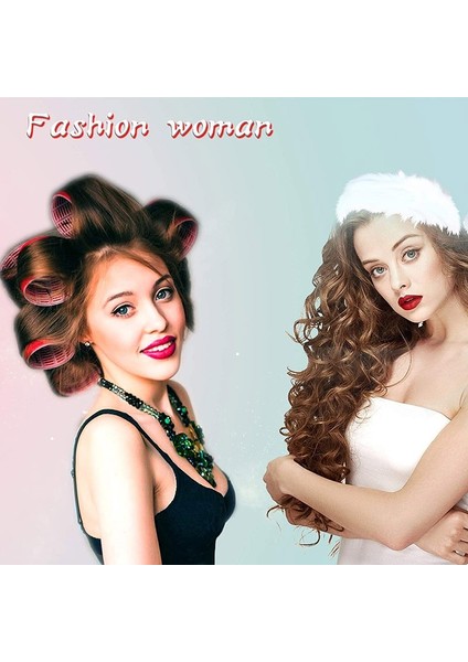 4.0cm Rastgele Renk Stili Saç Silindirleri Salon Saç Giydirme Self Tutma Kıvırıcıları Kadınlar Için Dıy Kendi Saç Modeli Yapışkan Sarılmak Aracı Rastgele Renk (Yurt Dışından)