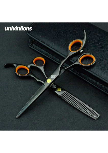 Kit Kağit Kutu Stili 6 "siyah Titanyum Saç Veya Profesyonel Kuaför Veya Kiti Berber Makası Salon Kesme Seti Saç Kesimi Tg Makası (Yurt Dışından) modelleri