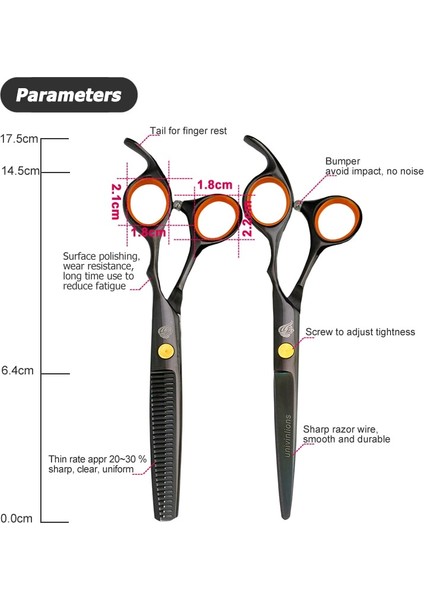 Kit Kağit Kutu Stili 6 "siyah Titanyum Saç Veya Profesyonel Kuaför Veya Kiti Berber Makası Salon Kesme Seti Saç Kesimi Tg Makası (Yurt Dışından) indirimleri