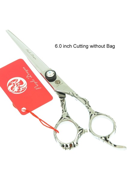 A0073B-03-60 Stili Yüksek 6.0 "japa Berber Kesme Veya Salon Kuaförler Için Maya Saplı Mor Ejderha Saç Makası A0073B (Yurt Dışından)