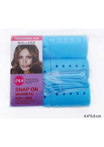 28 mm Tarzı 3 Packsset Plastik Saç Silindirleri Saç Kiti ile Soğuk Perma Çubukları Bigudi Çubukları Air Bang Clip Curling Kabarık Dalgalı Make (Yurt Dışından) fiyatları